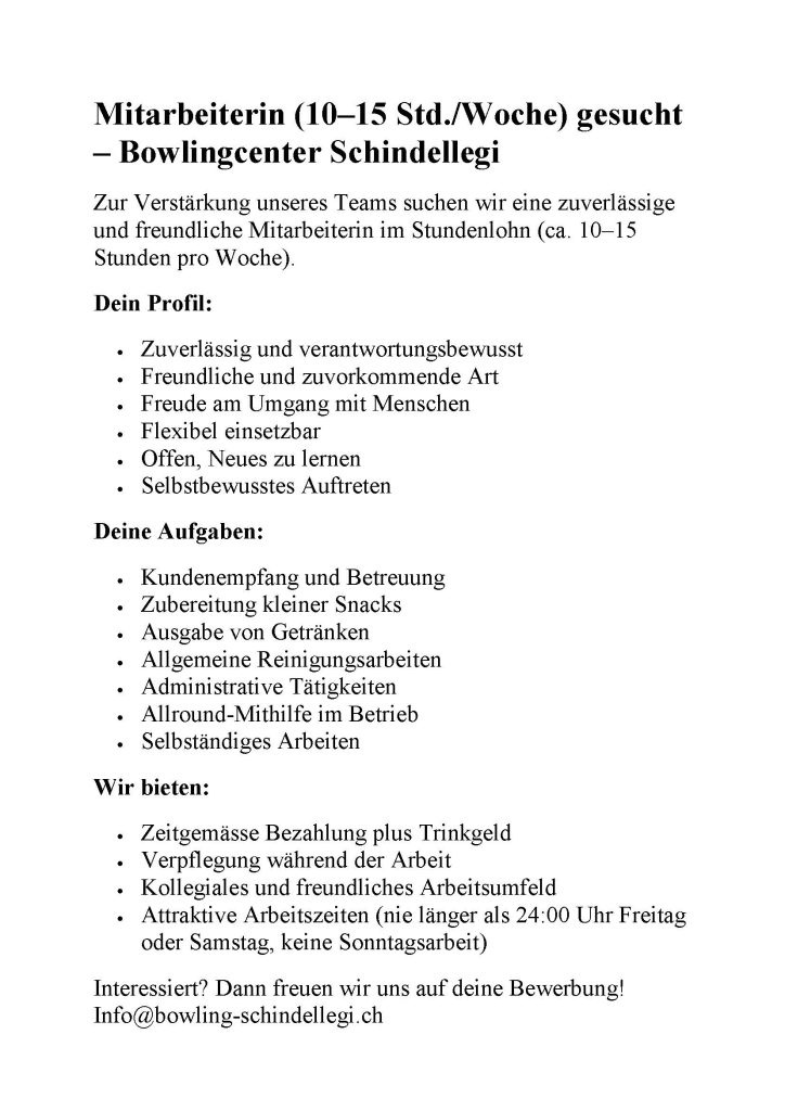 Wir suchen Dich!